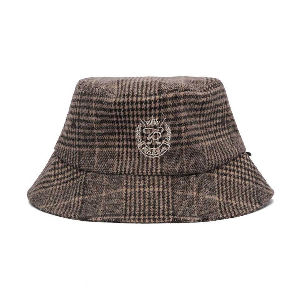 Malbon X Budweiser Plaid Bucket Hat