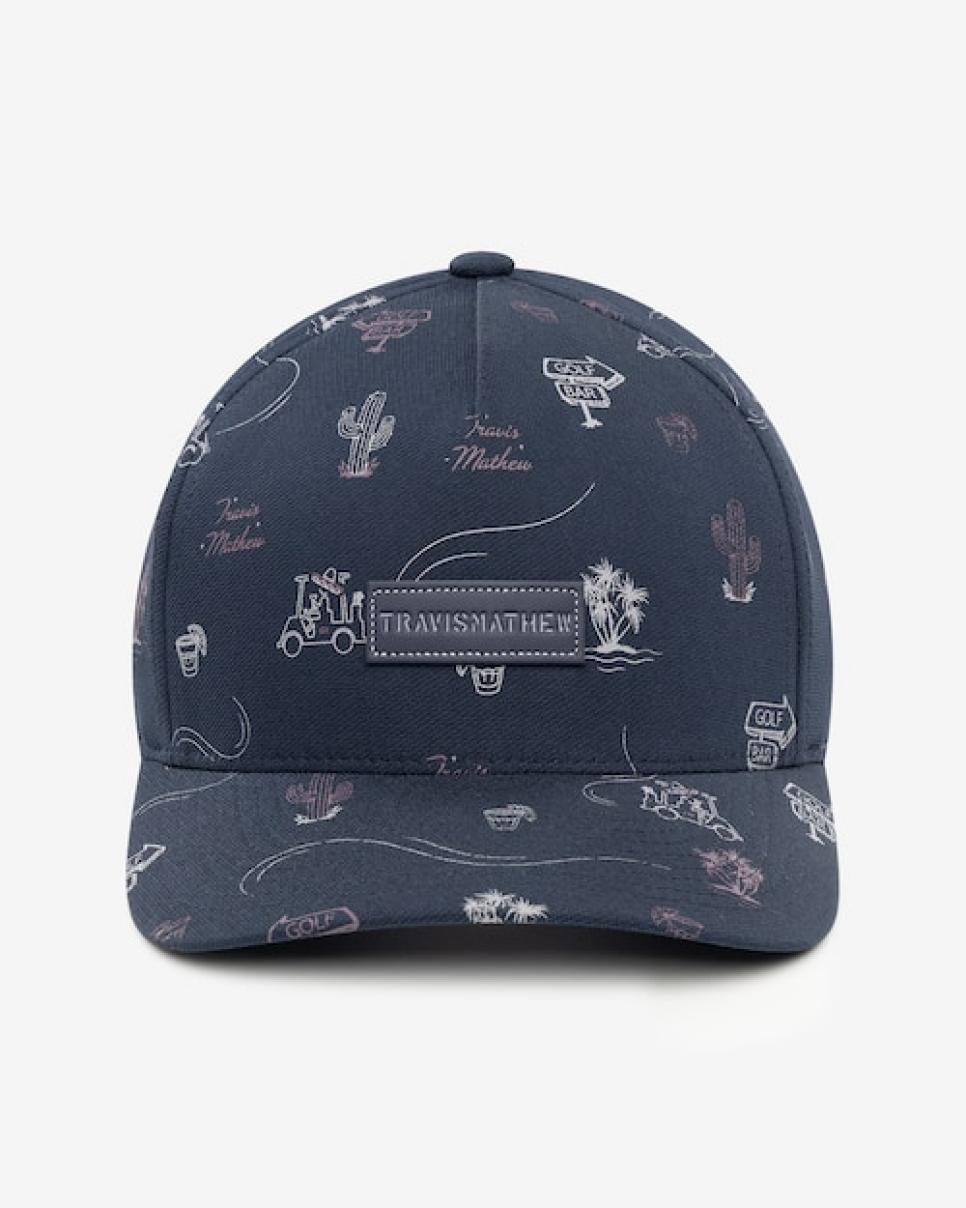 TravisMathew Drop in the Ocean Snapback Hat