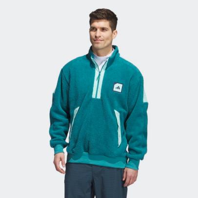 adidas Men's Adicross Padded Fleece Half-Zip Jacket