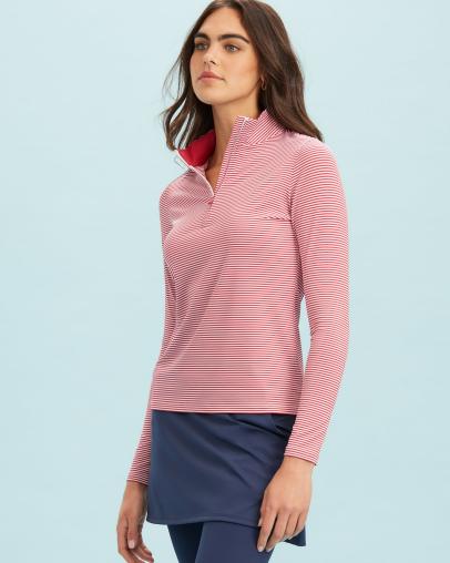 Renwick Striped Quarter-Zip